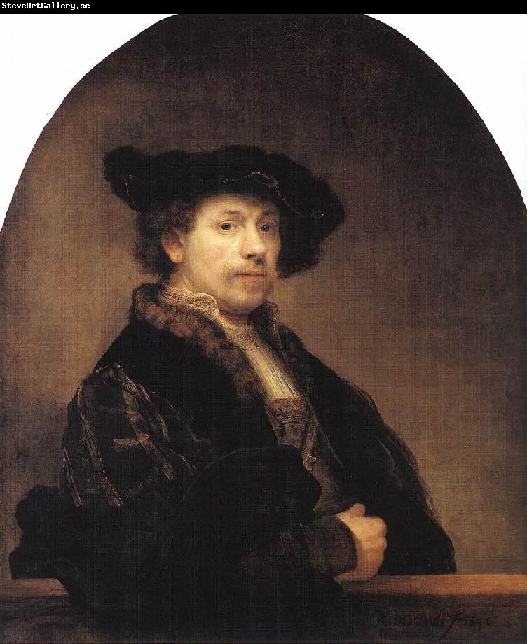 REMBRANDT Harmenszoon van Rijn Self-Portrait  stwt